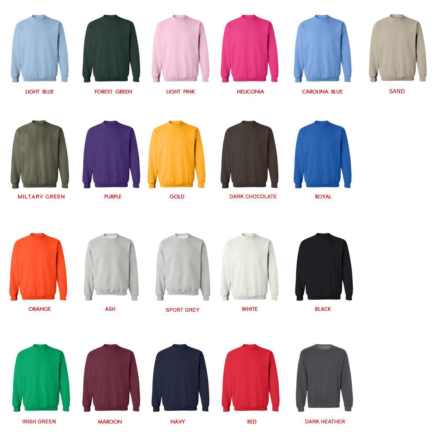 sweatshirt color chart - The Amazing World Of Gumball Merch
