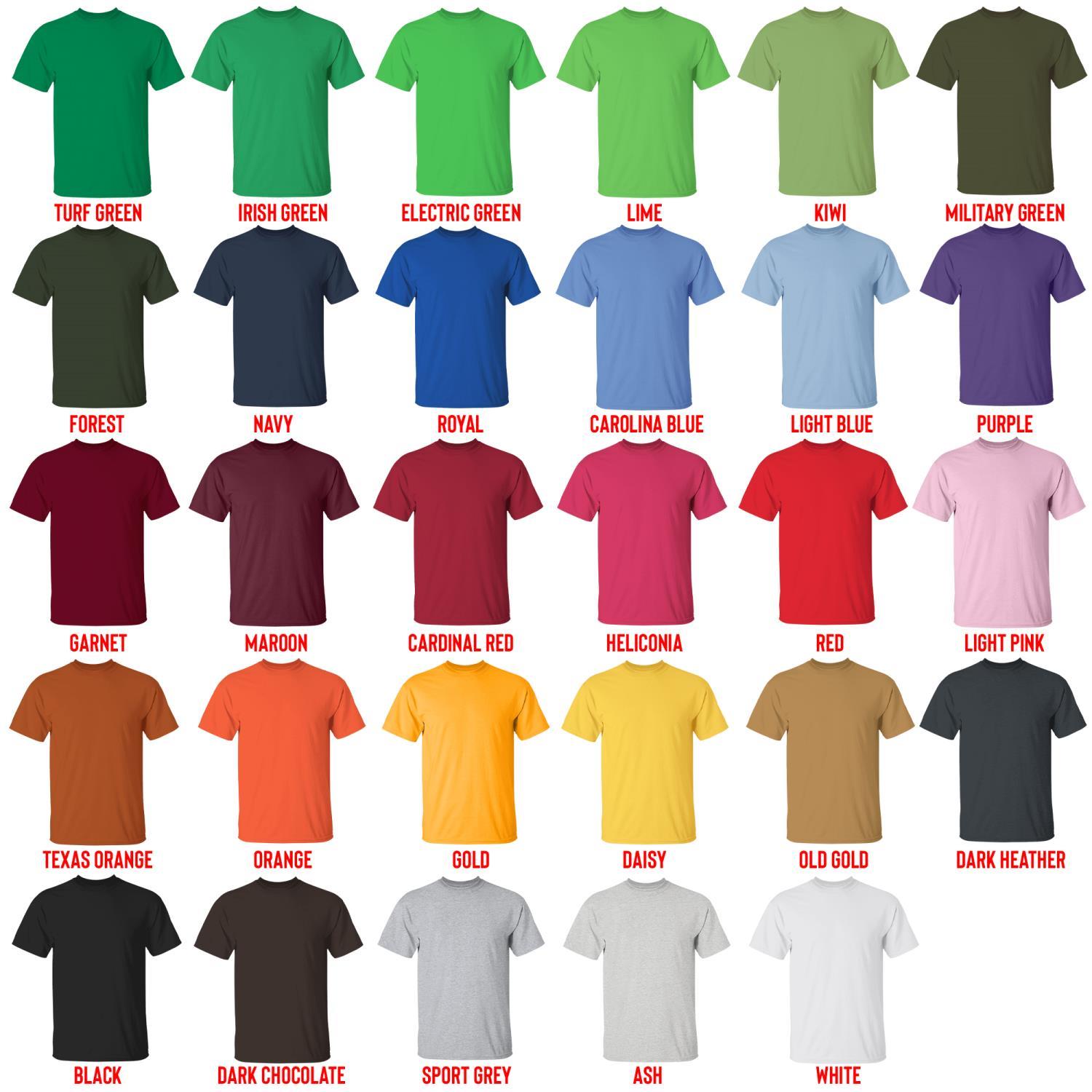 t shirt color chart - The Amazing World Of Gumball Merch