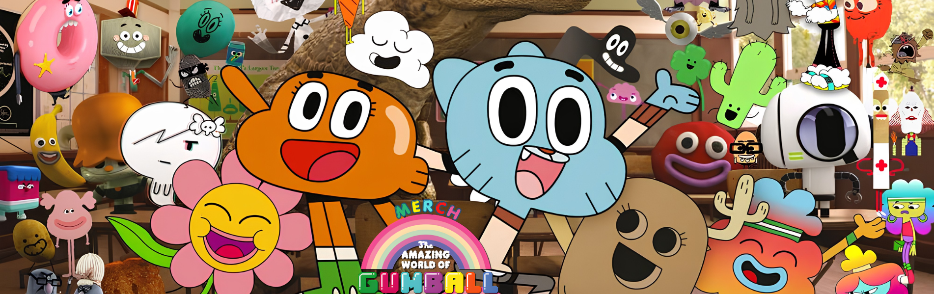 The Amazing World Of Gumball Merch Banner - The Amazing World Of Gumball Merch
