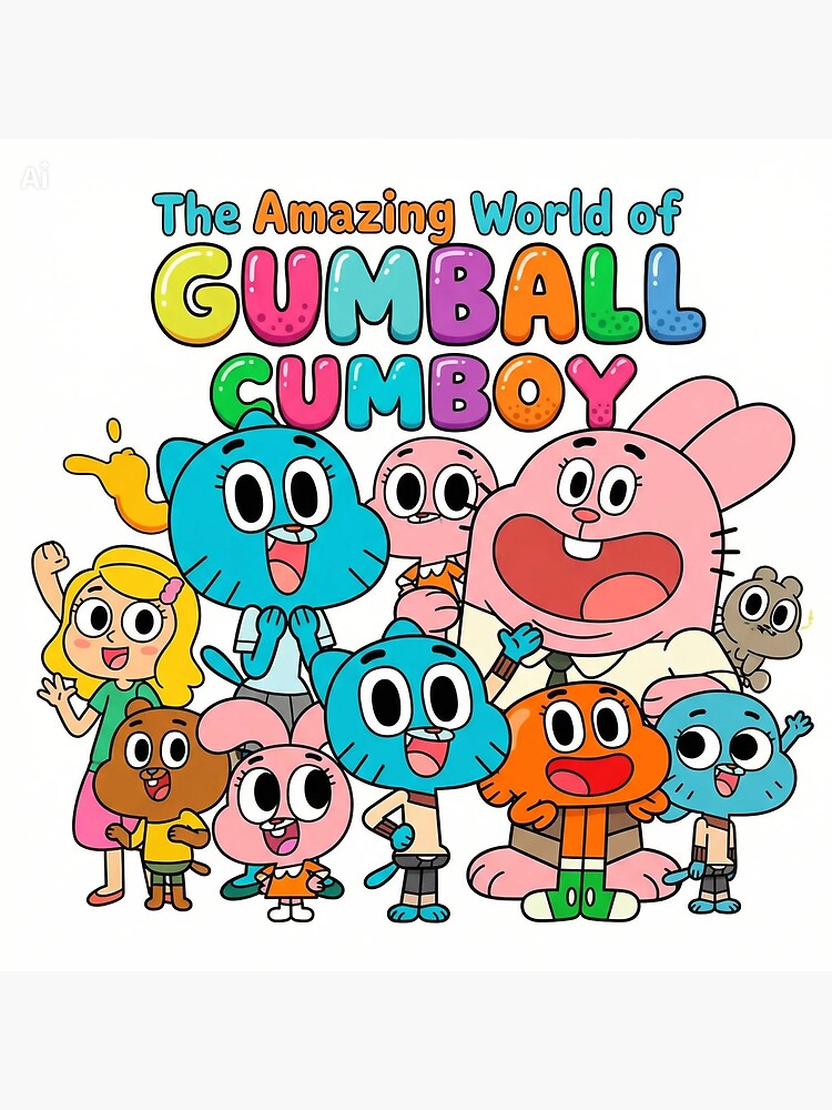 The Amazing World Of Gumball Hot Design Throw Pillow - Image 2