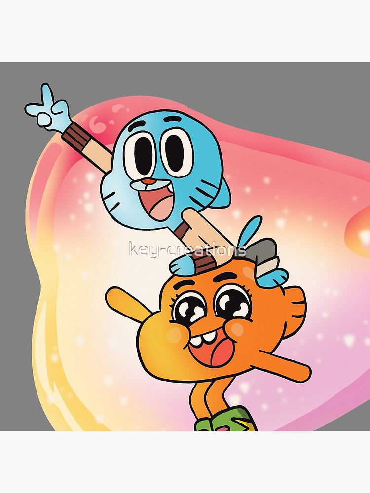 The Amazing World Of Gumball Gumball And Darwin Friendship Throw Pillow - Image 2