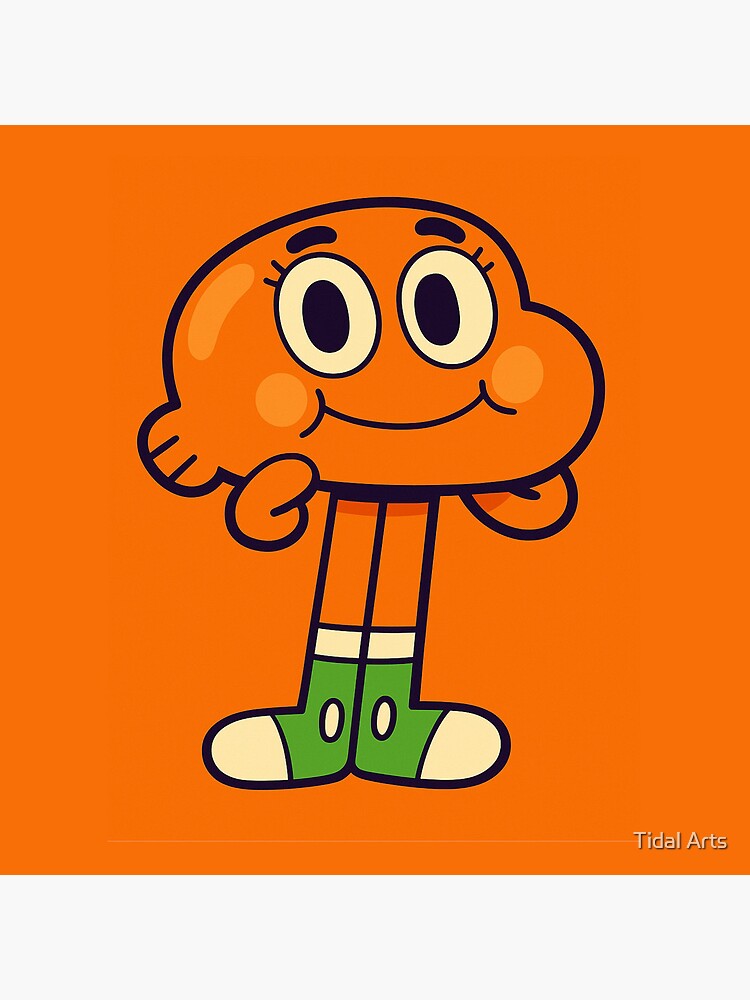 Darwin Watterson The Amazing World Of Gumball Basic Throw Pillow - Image 2