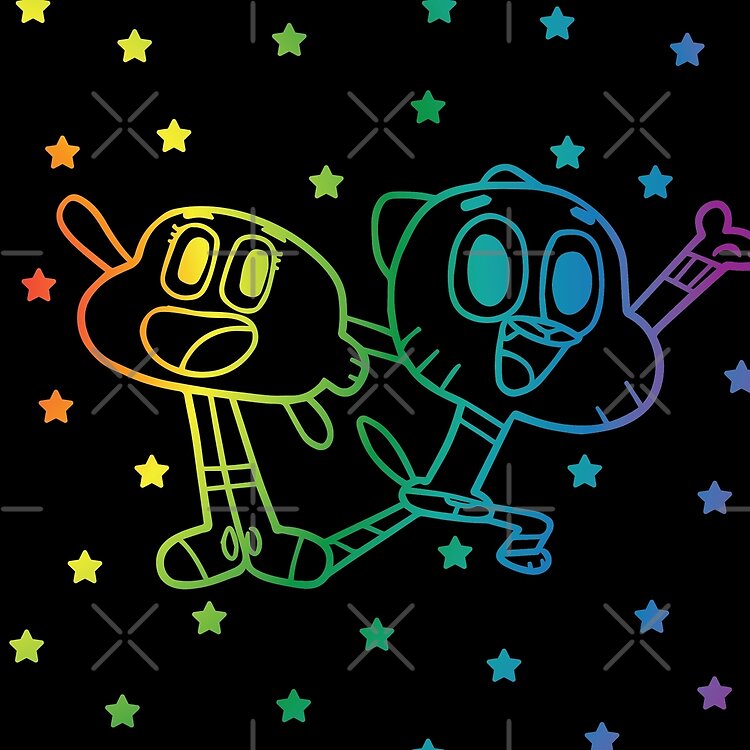Rainbow Amazing World Of Gumball Tote Bag - Image 2