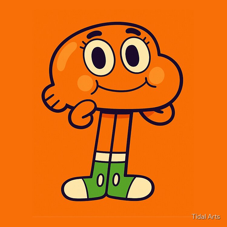 Darwin Watterson The Amazing World Of Gumball Basic Tote Bag - Image 2