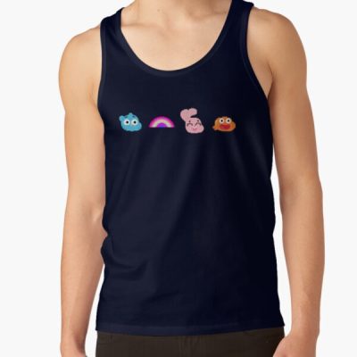 The Amazing World Of Gumball Pixel Pattern Tank Top