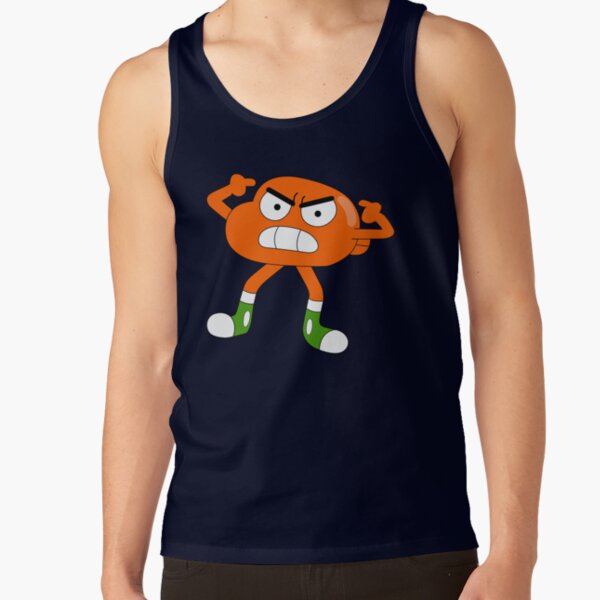 Darwin Watterson The Amazing World Of Gumball Design Tank Top - Image 5