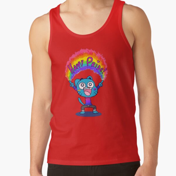 The Amazing World Of Gumball Happy Pride Tank Top - Image 4