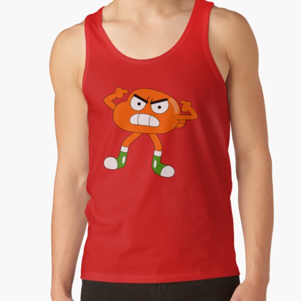Darwin Watterson The Amazing World Of Gumball Design Tank Top - Image 4