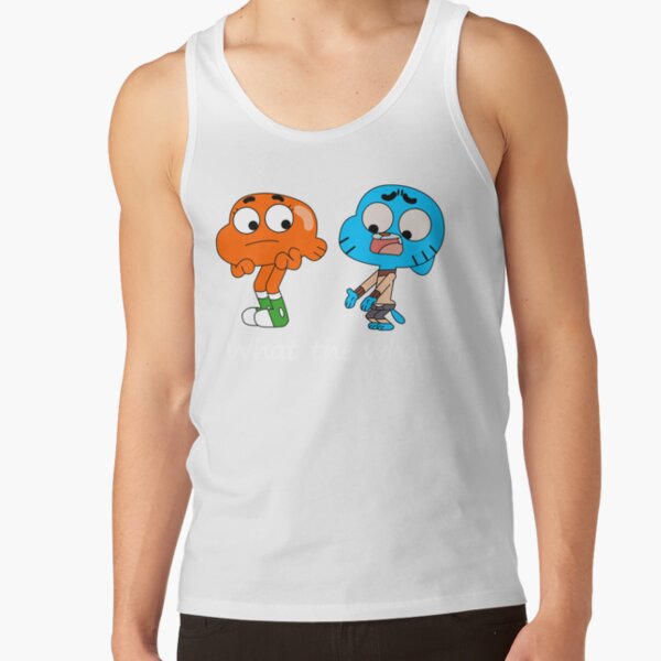 The Amazing World Of Gumball Gumball And Darwin What The What Tank Top - Image 2