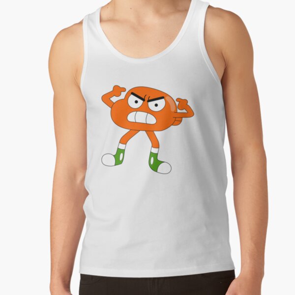 Darwin Watterson The Amazing World Of Gumball Design Tank Top - Image 2