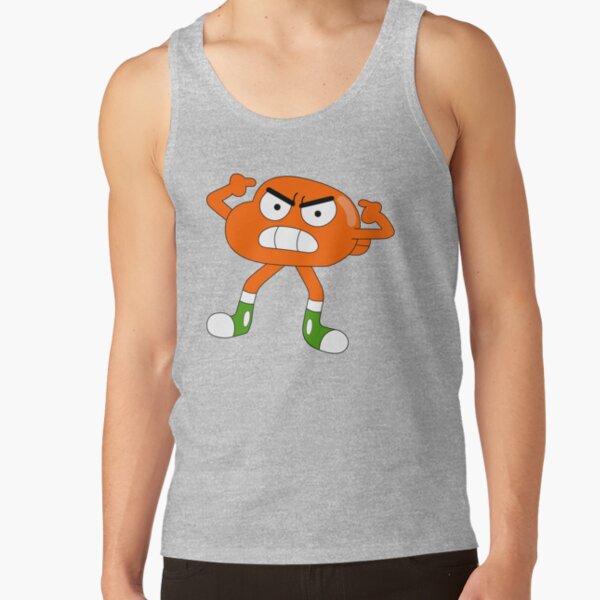 Darwin Watterson The Amazing World Of Gumball Design Tank Top - Image 3