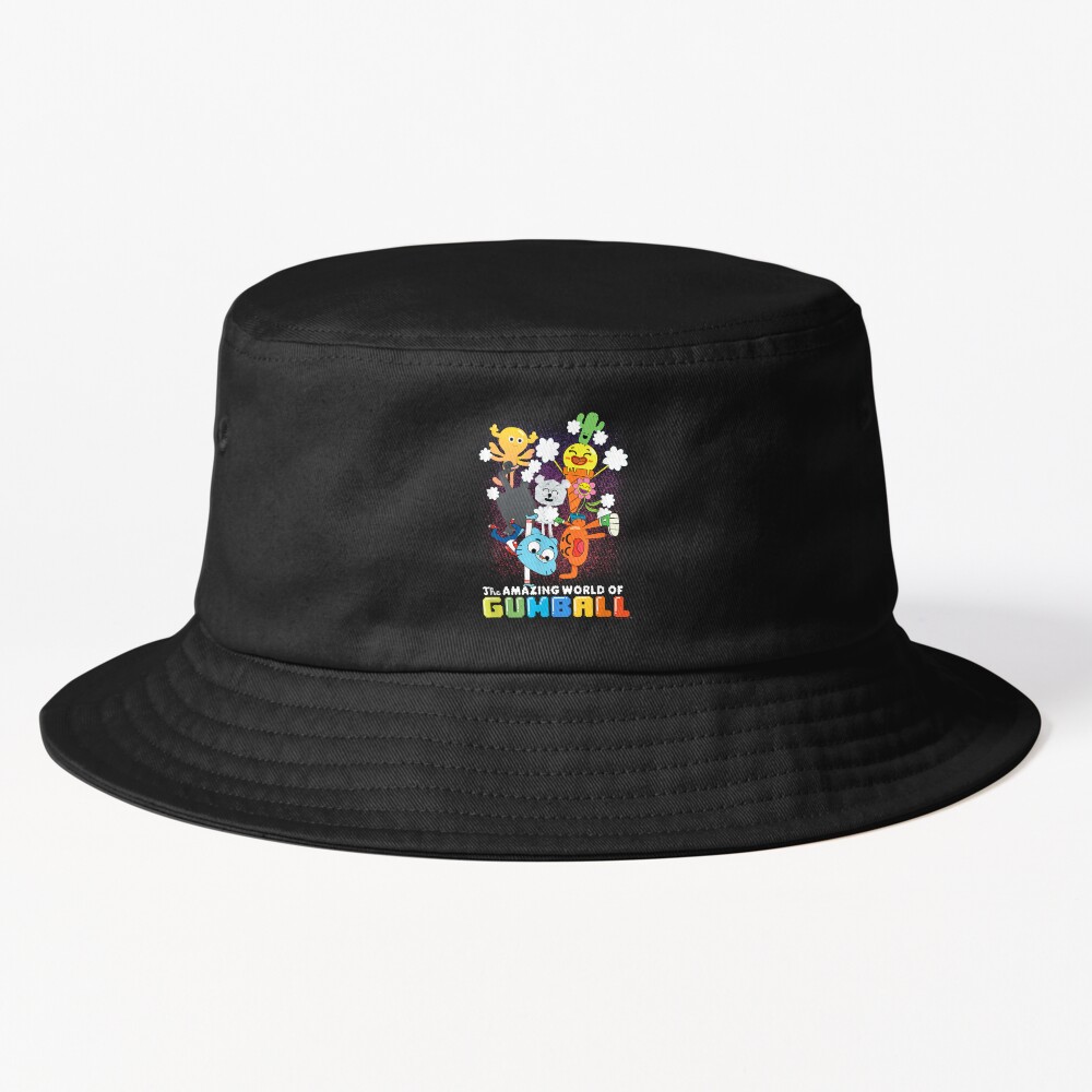 Gumball And Darwin Vibrant Cartoon Crew Bucket Hat