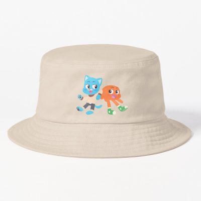 Gumball And Darwin Watterson Face 2 Bucket Hat