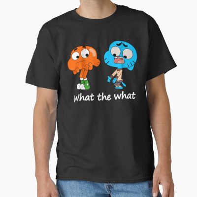 The Amazing World Of Gumball Gumball And Darwin What The What T-shirt
