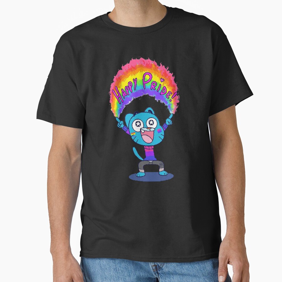 The Amazing World Of Gumball Happy Pride T-shirt - Image 2