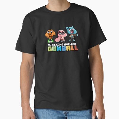 The Amazing World Of Gumball 8 Bit Rpg Video Game T-shirt