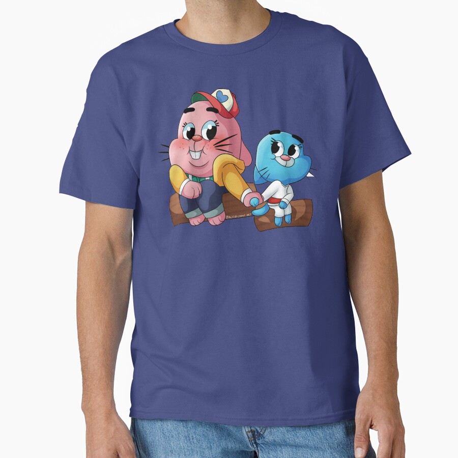 Richard And Nicole Amazing World Of Gumball T-shirt - Image 4