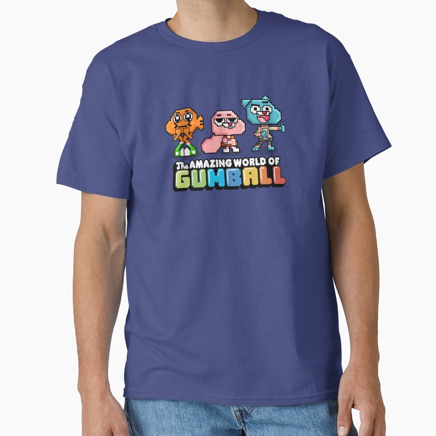 The Amazing World Of Gumball 8 Bit Rpg Video Game T-shirt - Image 4