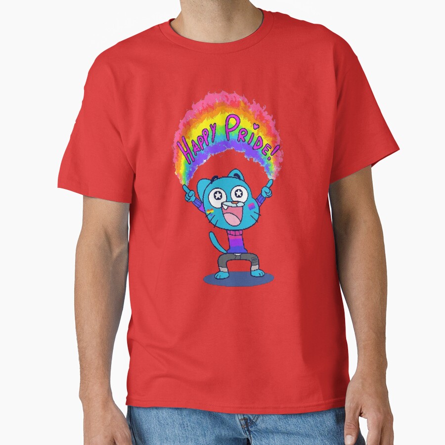 The Amazing World Of Gumball Happy Pride T-shirt - Image 5