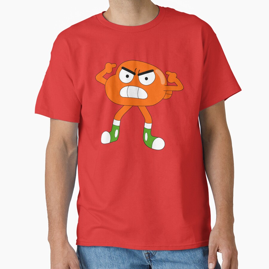 Darwin Watterson The Amazing World Of Gumball Design T-shirt - Image 5