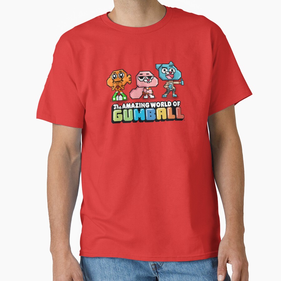 The Amazing World Of Gumball 8 Bit Rpg Video Game T-shirt - Image 5