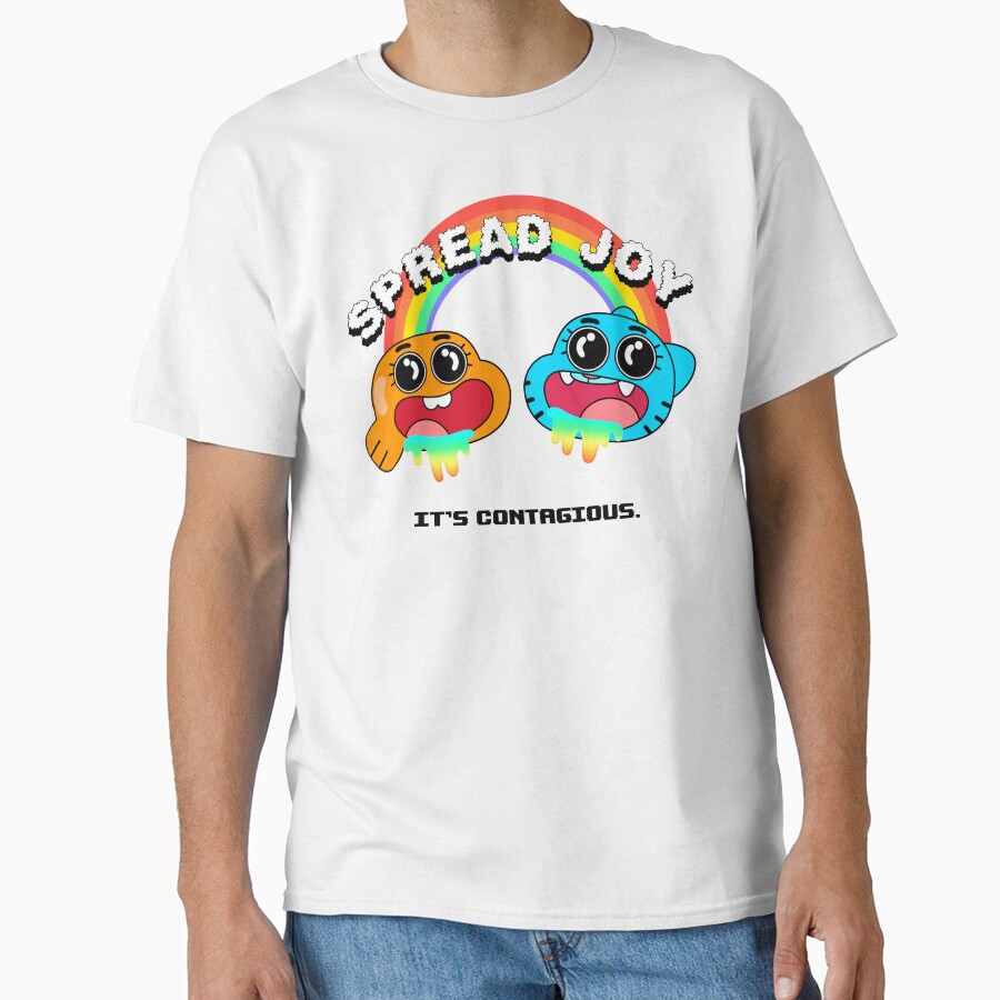 The Amazing World Of Gumball Spread Joy White T-shirt