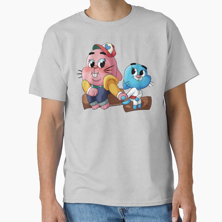 Richard And Nicole Amazing World Of Gumball T-shirt - Image 3