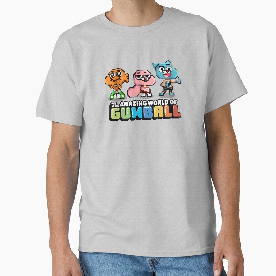The Amazing World Of Gumball 8 Bit Rpg Video Game T-shirt - Image 3