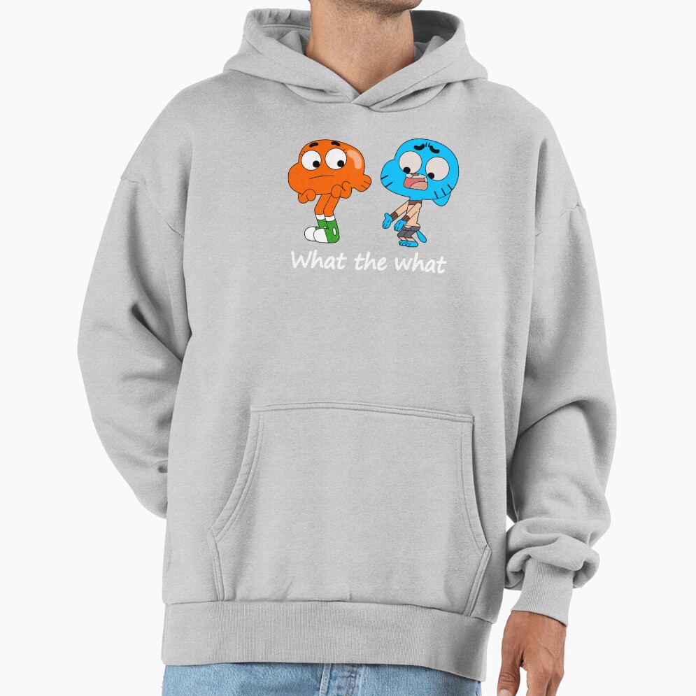 The Amazing World Of Gumball Gumball And Darwin What The What Hoodie - Image 4