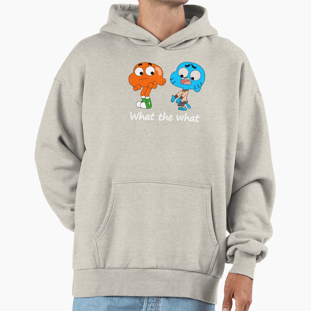 The Amazing World Of Gumball Gumball And Darwin What The What Hoodie - Image 3