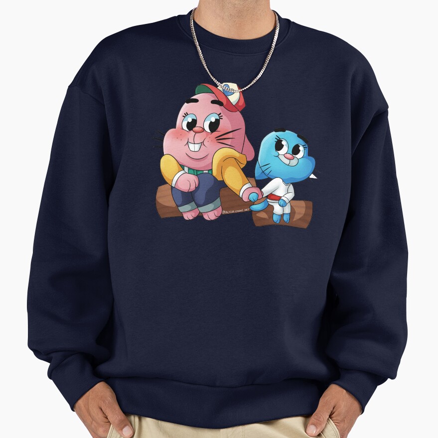 Richard And Nicole Amazing World Of Gumball Sweatshirt - Image 5