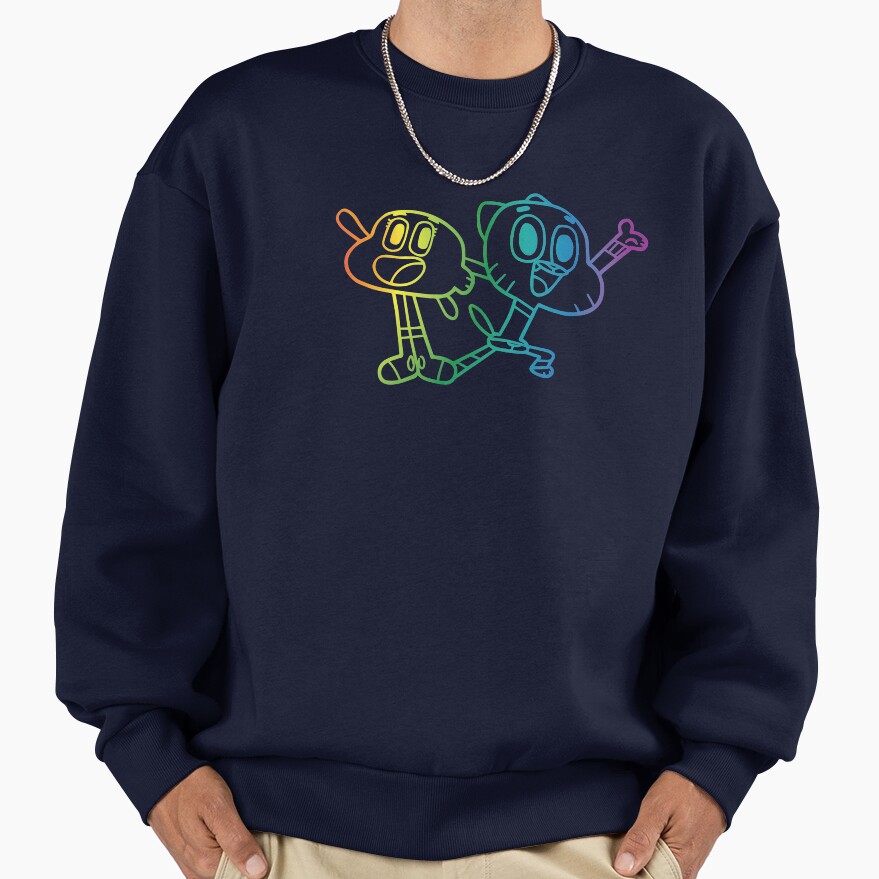 Rainbow Amazing World Of Gumball Sweatshirt - Image 5
