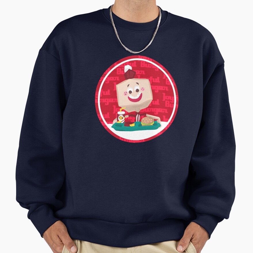 Larry The Joyful Burger Worker The Amazing World Of Gumball Sweatshirt - Image 5