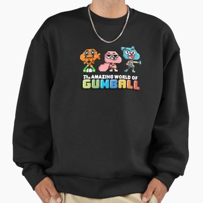 The Amazing World Of Gumball 8 Bit Rpg Video Game Sweatshirt