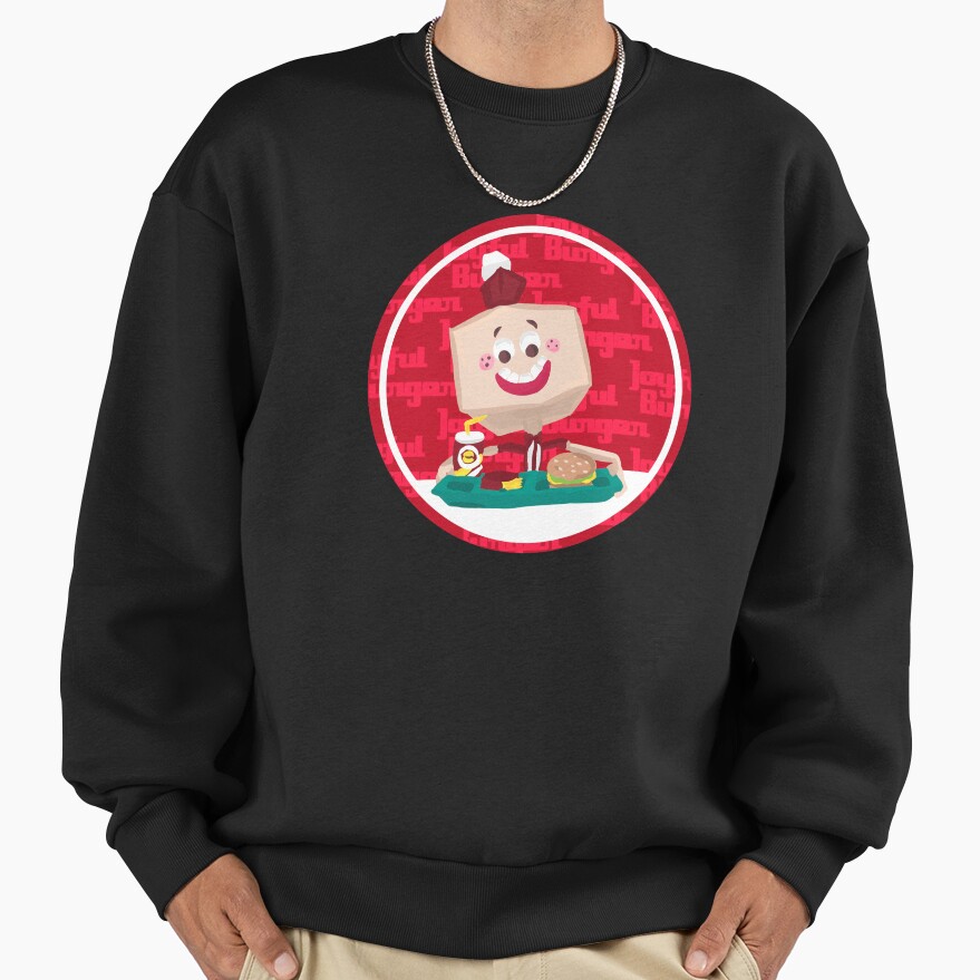 Larry The Joyful Burger Worker The Amazing World Of Gumball Sweatshirt - Image 2