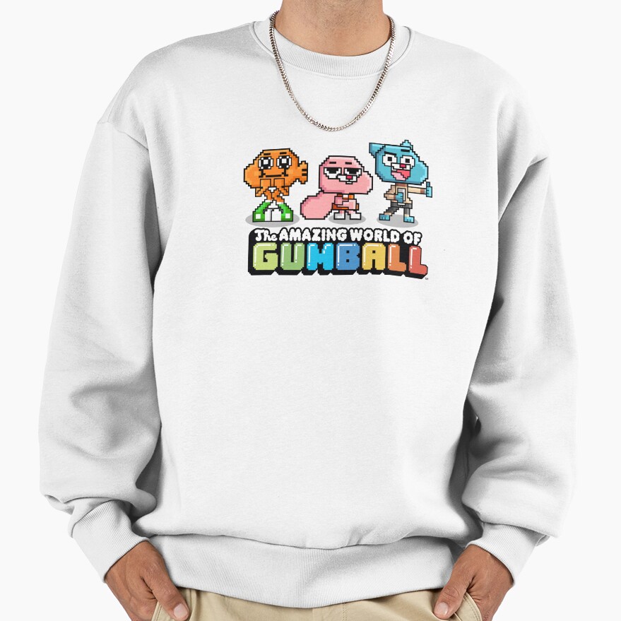 The Amazing World Of Gumball 8 Bit Rpg Video Game Sweatshirt - Image 2
