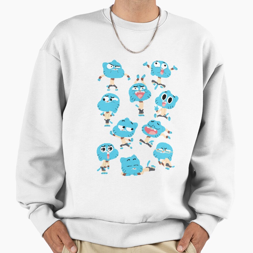 Gumball Pixel Art Pattern Sweatshirt