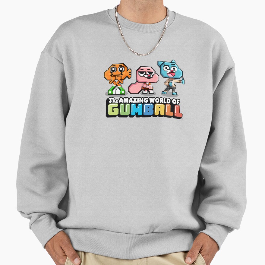 The Amazing World Of Gumball 8 Bit Rpg Video Game Sweatshirt - Image 4
