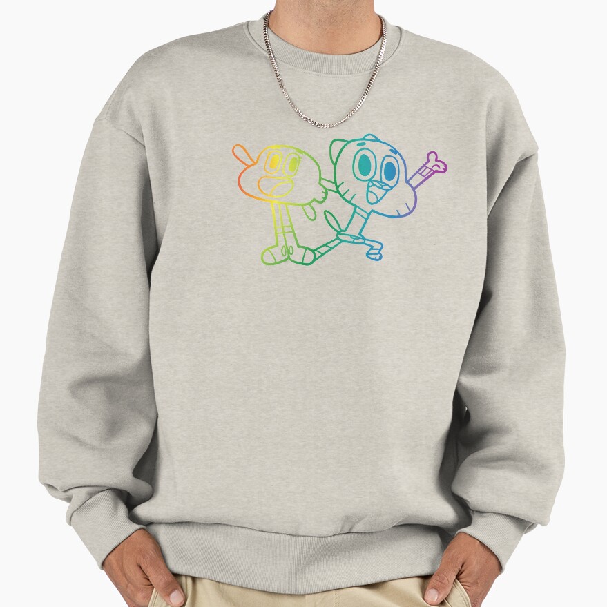Rainbow Amazing World Of Gumball Sweatshirt - Image 3