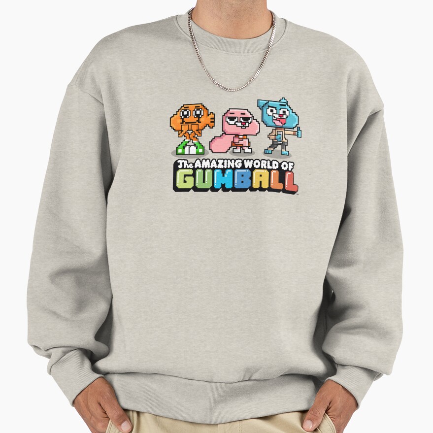 The Amazing World Of Gumball 8 Bit Rpg Video Game Sweatshirt - Image 3