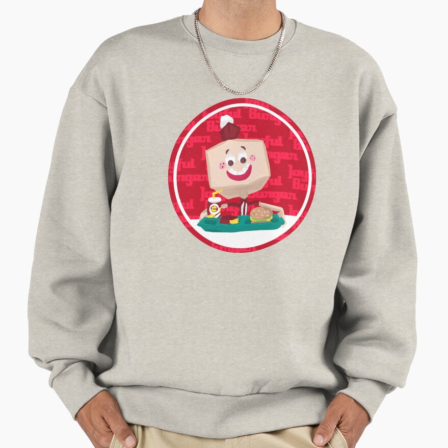 Larry The Joyful Burger Worker The Amazing World Of Gumball Sweatshirt - Image 3