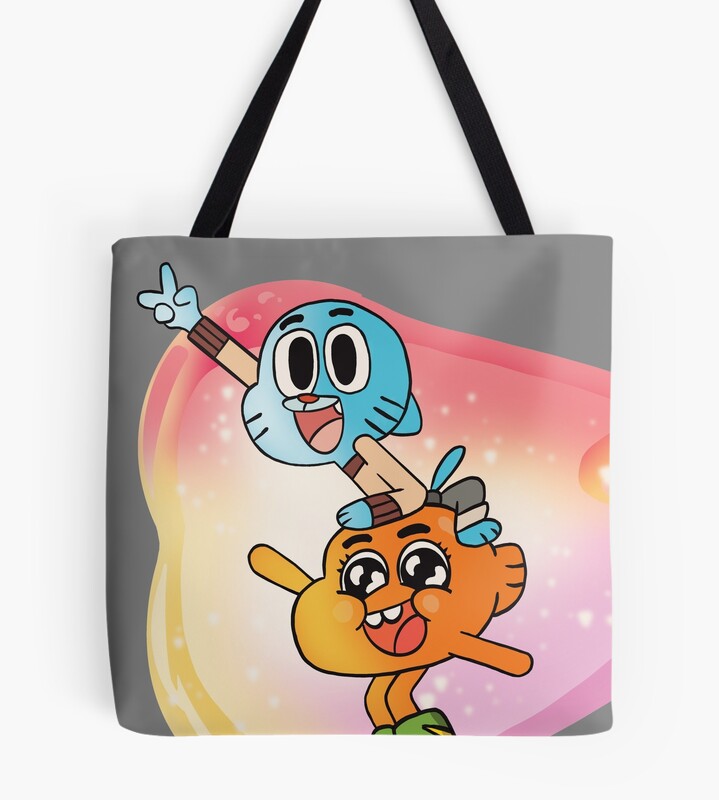 The Amazing World Of Gumball Gumball And Darwin Friendship Tote Bag