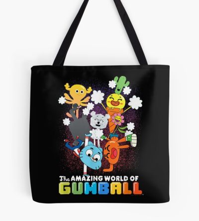 Gumball And Darwin Vibrant Cartoon Crew Tote Bag