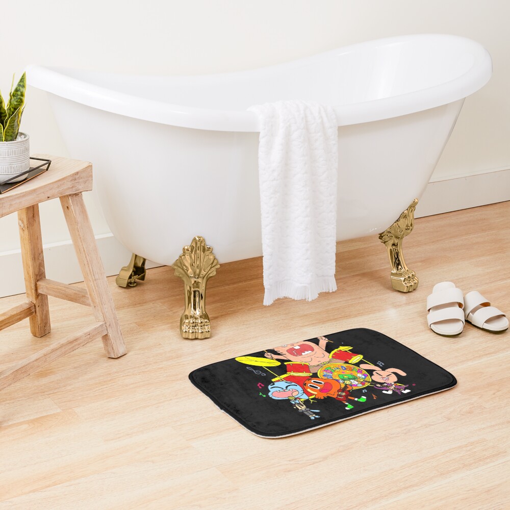 The Band The Amazing World Of Gumball Essential T Shirt Bath Mat - Image 2