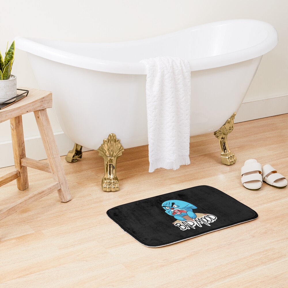 Playing The Amazing World Of Gumball Lover Men Women Bath Mat - Image 2