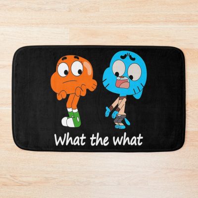 The Amazing World Of Gumball Gumball And Darwin What The What Bath Mat