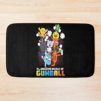Gumball And Darwin Vibrant Cartoon Crew Bath Mat