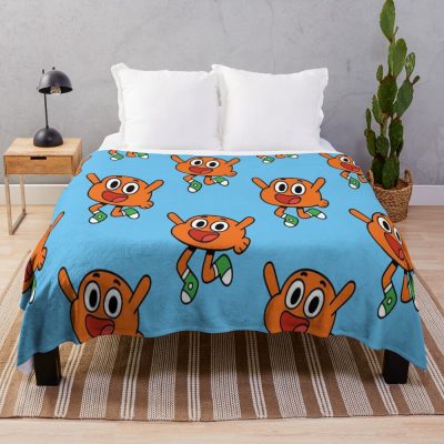 Darwin The Amazing World Of Gumball Throw Blanket