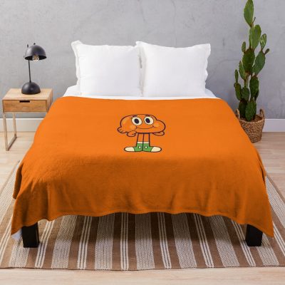 Darwin Watterson The Amazing World Of Gumball Throw Blanket