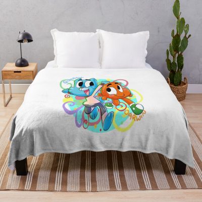 The Amazing Of Gumball The Movie Throw Blanket